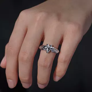 Mirror Lotus Promise Ring